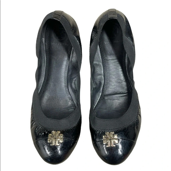 TORY BURCH Jolie Ballet Flat in Black size 8 M - Picture 3 of 14